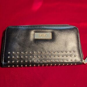 BCBG Paris Brand Lorge Wallet Black